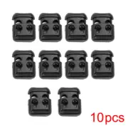 10 PCS Shoe Lace Shoelace Buckle Rope Clamp Cord Lock Stopper Run Sport Clip-