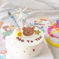 在飛比找ETMall東森購物網優惠-小熊生日派對甜品臺紙杯蛋糕裝飾