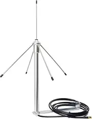 HYS 433Mhz 3dbi Omni Antenna 50 Ohm GSM Antenna with 3M (9.8 Feet) RG58 Coaxial Cable SMA Male Plug and Mounting Bracket