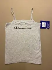 Champion Gray Sleevless Embroidered Logo Camisole Sleep Top Women's Size M