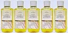 5 Bath & Body Works COZY VANILLA BOURBON Body Wash Shower Gel 10 oz