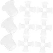 ULTECHNOVO 100Pcs Leak Sealing Stoppers for Glass Bottles Reusable Mini Plugs for Perfume and Liquid and Stylish Design for Home and Travel