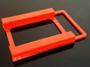 1x 2.5" to 3.5" SSD Notebook HDD Hard Drive Disk Mount Adapter Holder Red