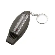 4IN1 Emergency Survival Camping Hiking Whistle Compass Thermometer Magnifier