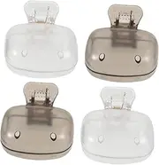 Beavorty 4pcs Toothbrush Storage Clip Toothbrushes Tooth Brush Cover for Toothbrush Heads Toothbrush Protective Case Toothbrush Heads Cap Caps for Toothbrush Heads Toothbrush Supply Plastic