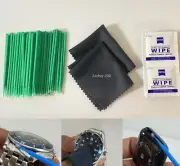 Watch Micro-Detail Cleaning polishing swabs Sticks microfiber cloth wet Stix