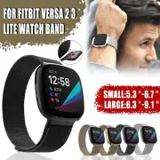 For Fitbit Versa 2 3 Lite Watch Band Strap Sports Metal Wristband Replacement AU