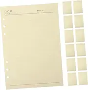 KALLORY Thick Flat A5 Lined Paper Inserts 60 Sheets Refill for 6 Ring Binders Smooth for Writing Drawing Student Professional Journals