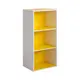 TZUMii多彩三格空櫃/三層櫃/收納櫃/書櫃/置物櫃-多色可選/ 黃色