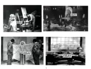 1927 METROPOLIS MOVIE PHOTO LOT #8 (4) UFA SILENT GERMAN FRITZ LANG ROBOT