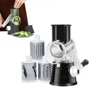 Kitchen Vegetable Food Manual Rotary Drum Grater Chopper Slicer Fruit Cutter