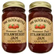 The Dutch Kettle Homemade Style Strawberry Jam 2 Pack