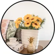 round Bathroom Mirror, round Mirror 45Cm, Circle Mirror, round Wall Mirror, Circ