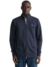 [Gant] Shield Zip Sweatshirt in Evening Blue