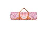 Splosh Reusable Picnic 194x148cm Retro Floral Rug w Handle Outdoor Blanket Mat