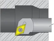 Dorian 55585, S08M-SDQCR-2 Boring Bar for DC_T 21.51 Inserts