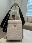 MICHAEL KORS EVERETT Flight Bag Bright White NWT $248