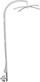 34 Inch Baby Crib Mobile Music case Holder Arm Bracket Nursery Set, White, Plastic