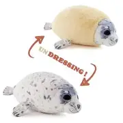 Chubby Blob Young Seal Pillow Soft Plushies, Cute Ocean Stuffed Small(12 in)