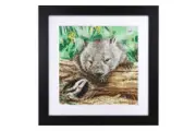 WOMBAT Natalie Jane Parker Counted Cross Stitch Kit 34cm x 34cm