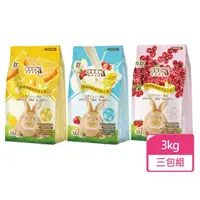 在飛比找momo購物網優惠-【doter 寵愛物語】兔飼料 3KG/包 三包組(兔飼料 