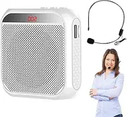 wiroouia Voice Amplifier | Rechargeable Tour Guide Speaker Personal Amplifier - Wired Microphone Headset and Amplifiers Loudspeaker for Teachers, Coaches, Tour Guides and Presentation