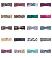 Ambesonne Bohemian Headband Elastic Soft Women's Bandana for Daily Use