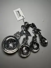 GANZ Flamingo Measuring Silver Spoon Set Tablespoon