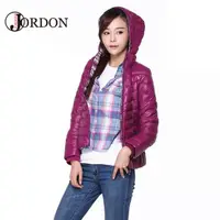 在飛比找蝦皮商城優惠-【JORDON 橋登 女 超輕羽絨夾克《紫紅》】441/羽絨