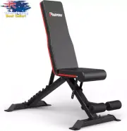 Adjustable Workout Weight Bench 9x4x3 Positions Flat Incline Decline Gym