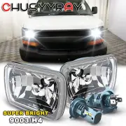 Fit for Chevy Express Cargo Van 1500 2500 3500 Pair 7x6 5x7 LED Headlights Hi/Lo