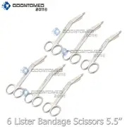 ODM 6 Lister Bandage Scissors 5.5" Surgical Medical Inst.