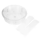 Condiment Storage Rack Kitchen Countertop Organizer Rotating Shelving