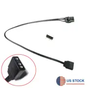 5V 3Pin ARGB Adapter Cable For Corsair 4Pin RGB Fan LED Hub / Lighting Node Core