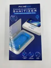 Spa Phone Sanitizer, UV-C Sanitizer with QI Wireless Charging Pad BRAND NEW