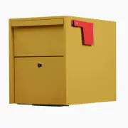 Post Mount Mailbox | Large Size - Anti-Theft Locking Mailbox, 15.5" H x 12" W...