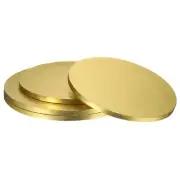 4pcs Cake Boards, 10/12 Inch Round Cake Drum Circle Cake Base Gold