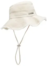 Jacquemus Le Bob Artichaut Canvas Bucket hat - Off White 56 (56cm / S)