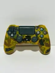 PS4 Silicone Grip Case Cover sleeve For PlayStation 4 Controller YELLOW CAMO