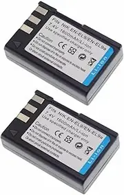 TAVICE Compatible 2X EN-EL9 EN-EL9a Battery Pack for Nikon D3000 D40 D40x D5000 D60 DSLR Camera (2 Pack)