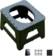 Outdoor Toilet,Toilet | Foldable Seat Stool Privacy Accessories for Backpacking Hiking Tent RV Travel Car Boat