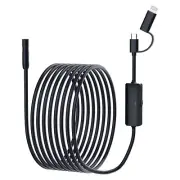 1440P 8 LED Endoscope Inspection Borescope Snake Camera For Android iPhone 15 AU