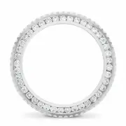 40MM 3CT Channel Set Diamond Bezel 18KW For Rolex Submariner, GMT Master 2 Ridge