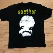 NEW 2012 Seether Tour Black Mushroom Cloud T Shirt YA1176