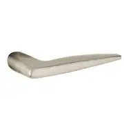 Baldwin Pair of Estate Levers without Rosettes in Lifetime Satin Nickel