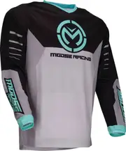 Moose Offroad Qualifier S25, jersey , color: Grey/Black/Turquoise , size: M
