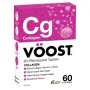 Voost Collagen Effervescent Tablets with Vitamin C & Biotin - 60 Pack