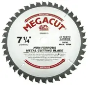 Alfa Tools SB68015 7-1/4" x 40T Nonfer Carbide Tipped Saw Blade