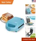Mini Nonstick Waffle Maker - Portable Cooking Solution for On-the-Go Meals