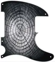 Pickguard to fit Fender Graphic Telecaster Guitar 5 Hole ESQUIRE Dried Tree Ring